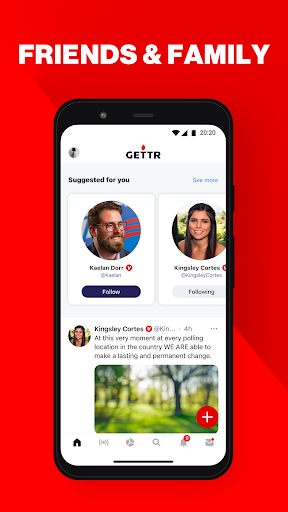 GETTR - عکس برنامه موبایلی اندروید