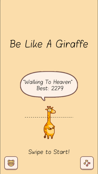 Be Like A Giraffe - Gameplay image of android game