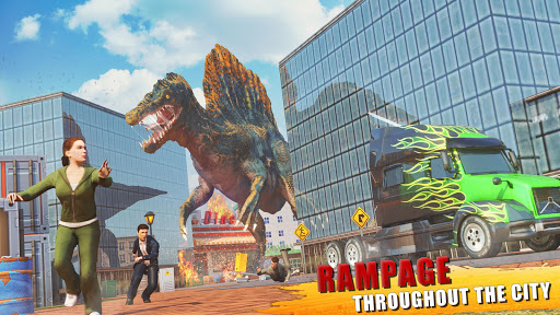 Download Dinosaur Games City Rampage android on PC