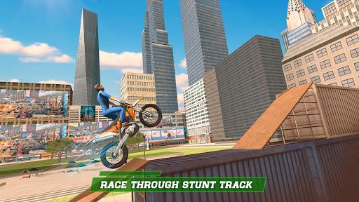 London City Motorbike Stunt Riding Simulator - Gameplay image of android game