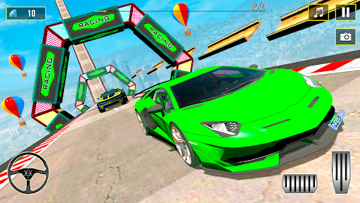 GT Car Stunts Racing Master 3D - Gameplay image of android game