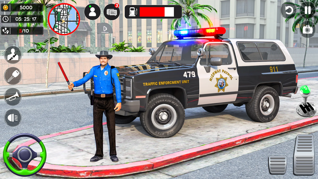Car Games - Police Car Driving - Gameplay image of android game