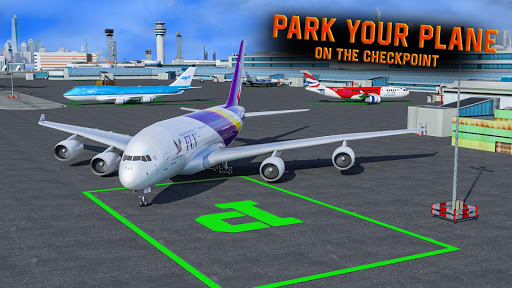 Flight Pilot Parking King - Gameplay image of android game