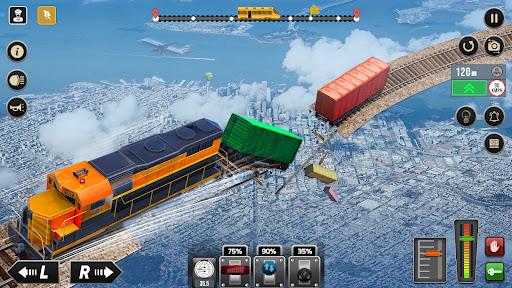 Railroad Train Simulator Games - Gameplay image of android game
