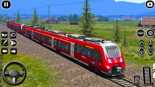 Train Simulator: US Train Game - Gameplay image of android game