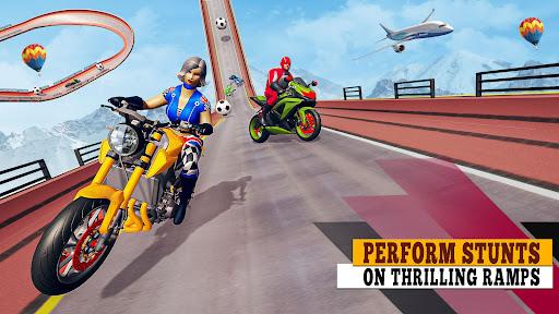 Mega Ramp Stunt - Bike Games - Image screenshot of android app