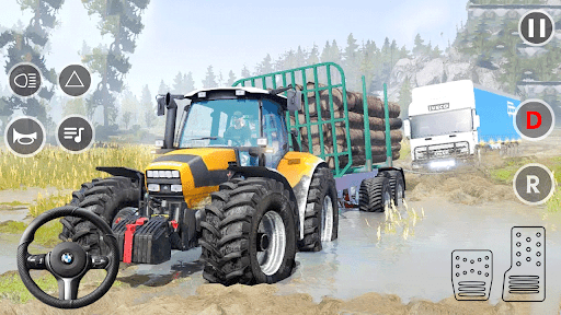 Tractor Game: Farming Games ۳d - عکس بازی موبایلی اندروید