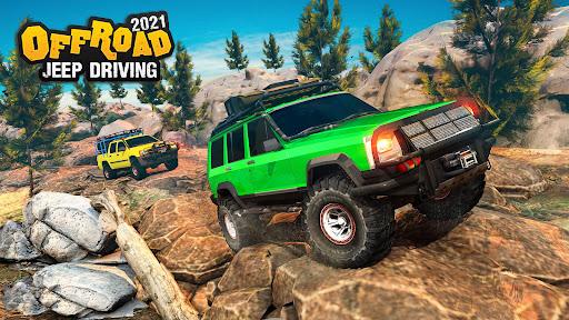 Jeep Offroad: Car Racing Games - Gameplay image of android game