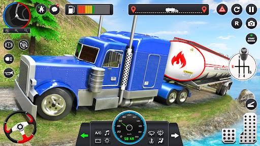 Oil Truck Games: Driving Games - Gameplay image of android game