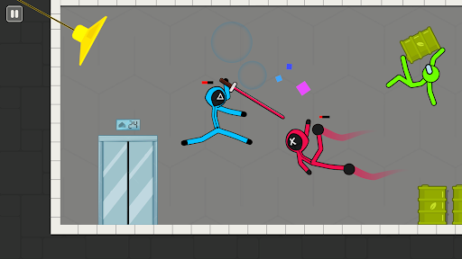 Stickman Battle Playground 2 - Gameplay image of android game