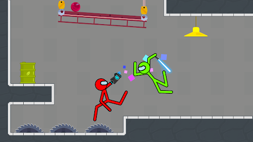 Stickman Battle Playground 2 - Gameplay image of android game