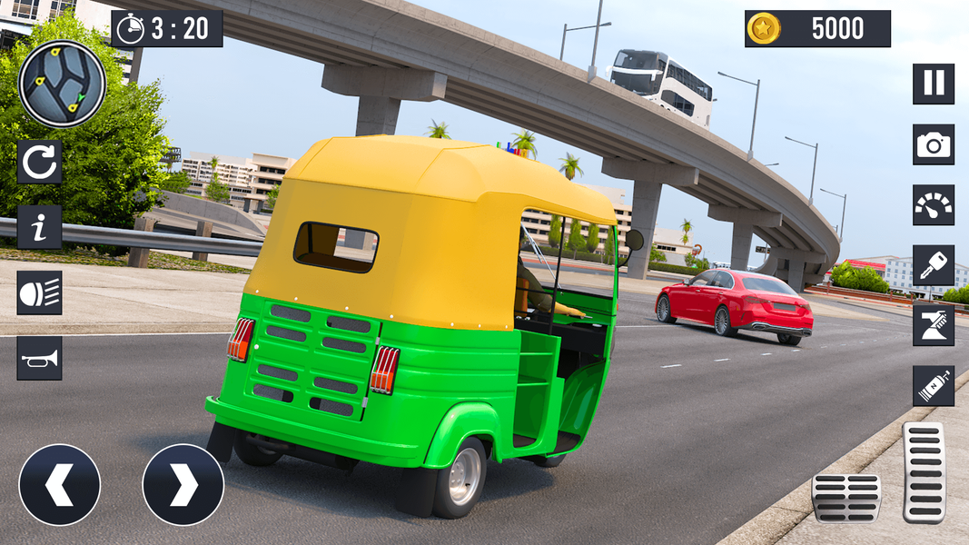 Rickshaw Driver Tuk Tuk Game - عکس بازی موبایلی اندروید