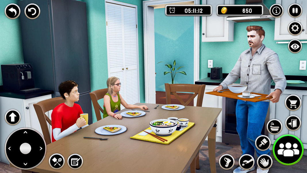 Virtual Family Single Dad Life - Gameplay image of android game