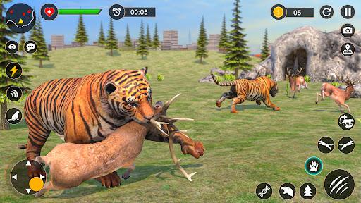 Tiger Simulator - Tiger Games - عکس بازی موبایلی اندروید