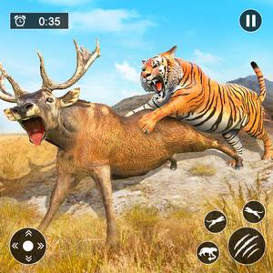 Tiger Simulator - Tiger Games - عکس بازی موبایلی اندروید
