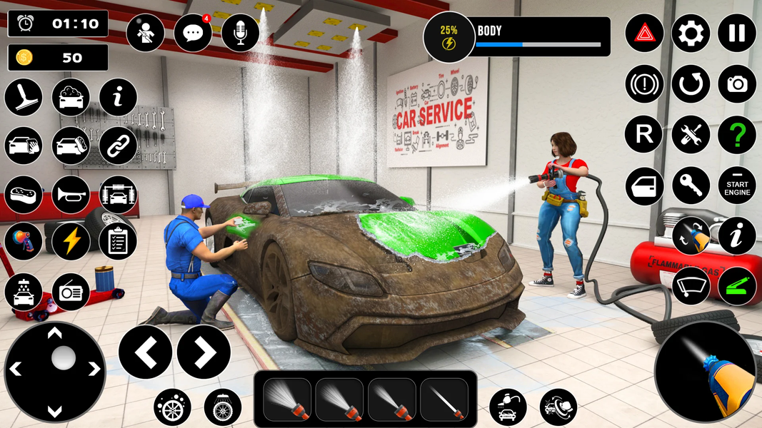 Car Wash Games & Car Games 3D - عکس برنامه موبایلی اندروید