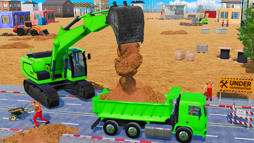 Heavy Excavator Simulator Game - Gameplay image of android game