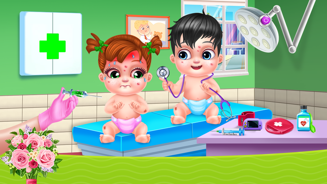 Newborn Baby Doctor Care Game - Gameplay image of android game