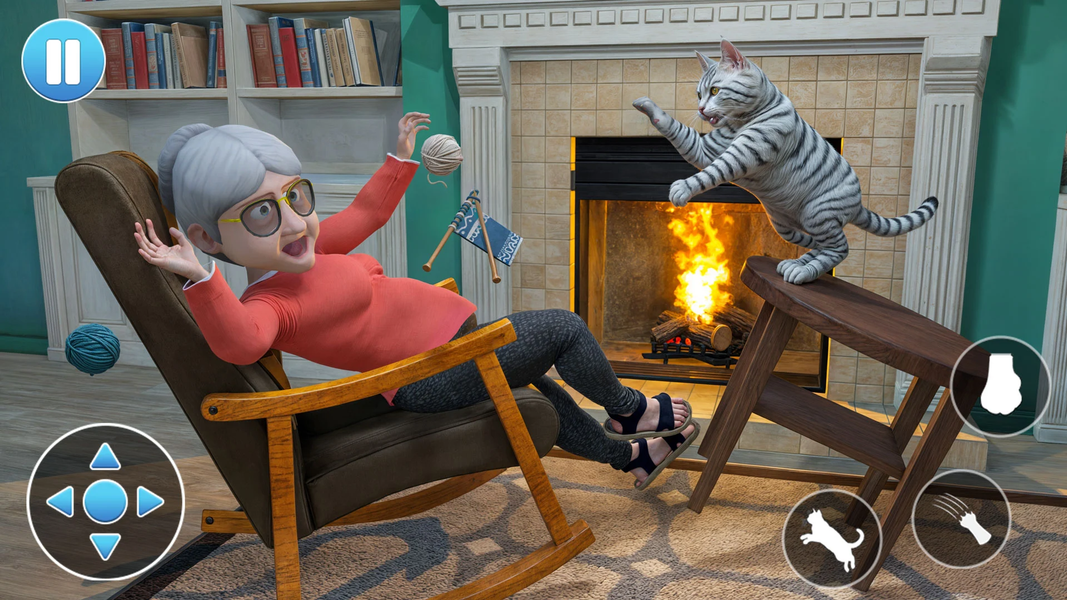 Naughty Cat Simulator Games 3D - Gameplay image of android game