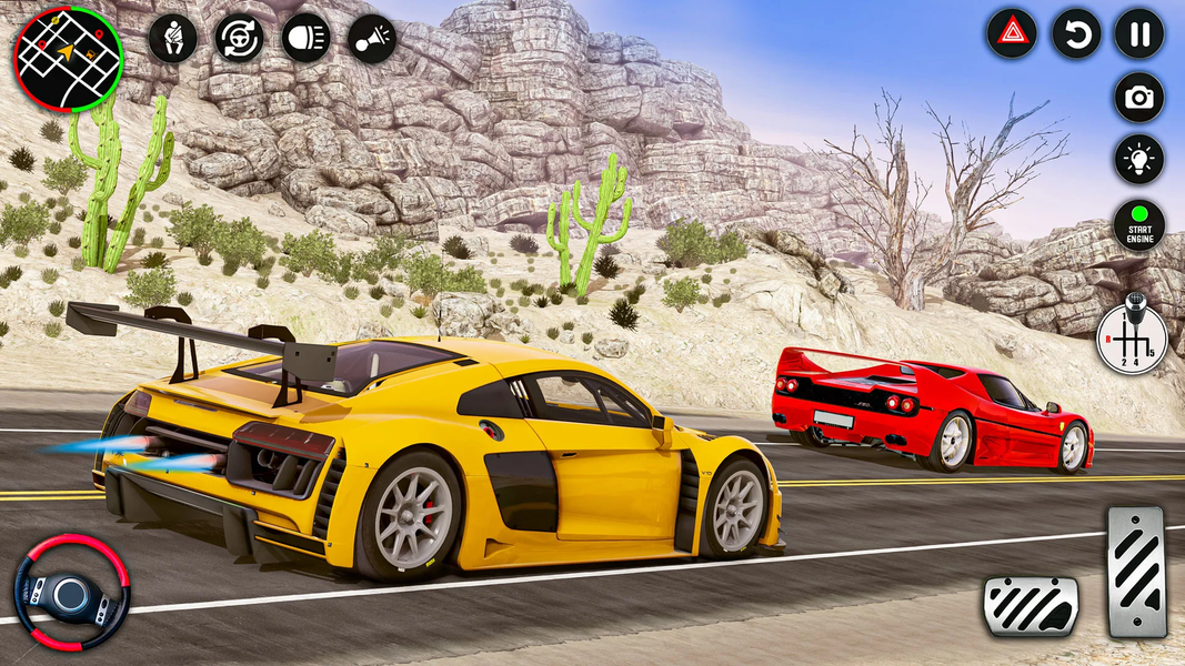 Speed Car Games 3D- Car racing - Gameplay image of android game