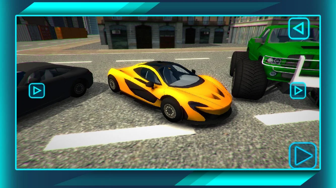 Classic Car City Racing 3D - Gameplay image of android game