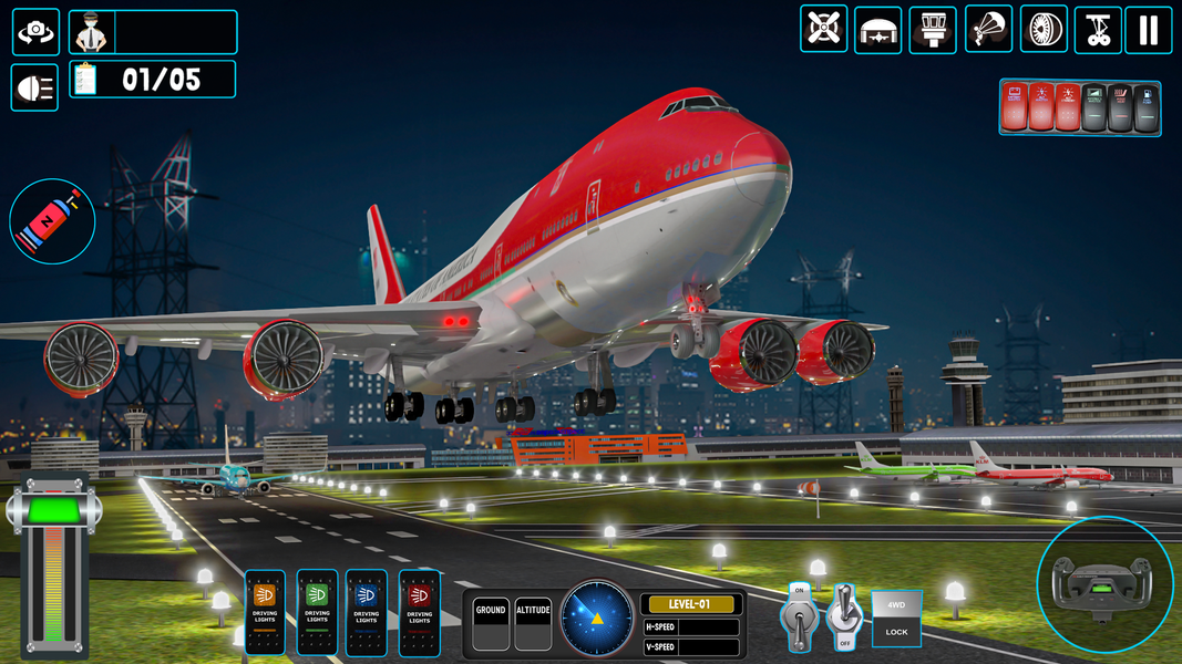 Airplane Simulator Game 2024 - عکس بازی موبایلی اندروید