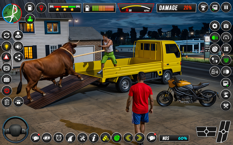 Farm Animal Cargo Truck 3d - عکس بازی موبایلی اندروید