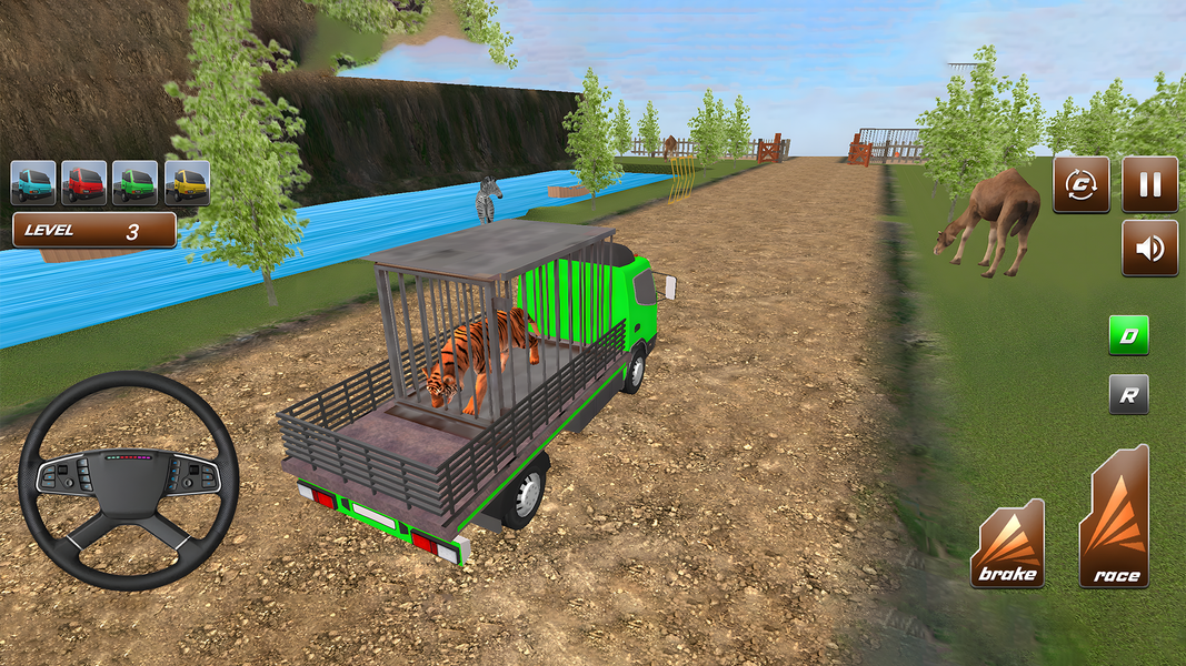 Farm Animal Cargo Truck ۳d - عکس بازی موبایلی اندروید