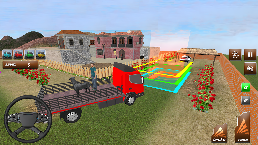 Farm Animal Cargo Truck ۳d - عکس بازی موبایلی اندروید