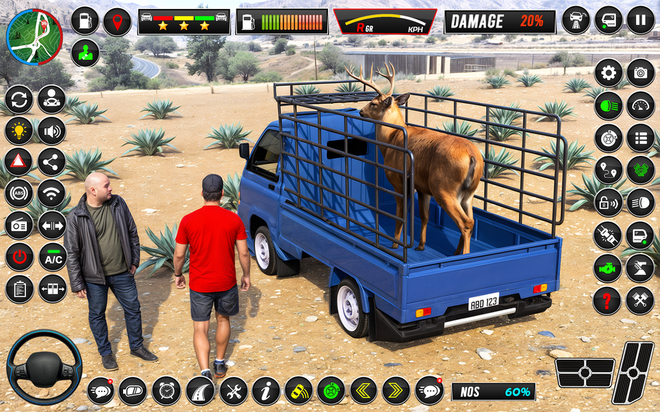 Farm Animal Cargo Truck ۳d - عکس بازی موبایلی اندروید