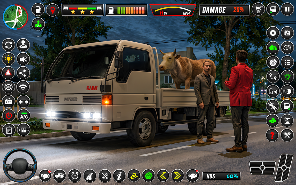 Farm Animal Cargo Truck ۳d - عکس بازی موبایلی اندروید