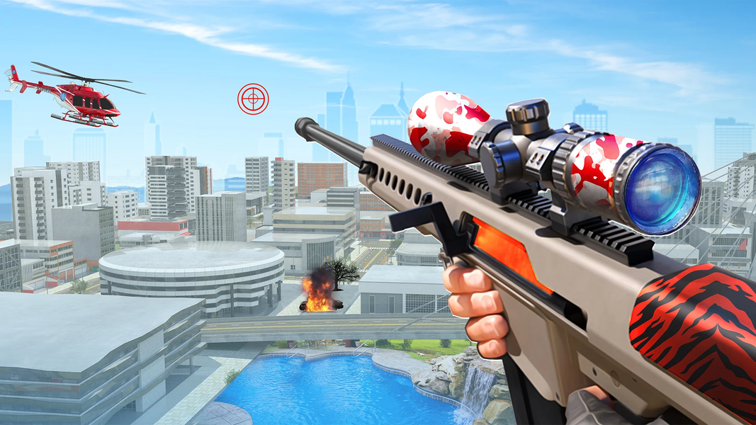 Offline Sniper Shooting Games - Gameplay image of android game