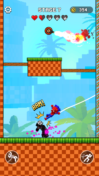 Swing Spider: Blue Monster - عکس بازی موبایلی اندروید