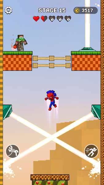 Swing Spider: Blue Monster - عکس بازی موبایلی اندروید