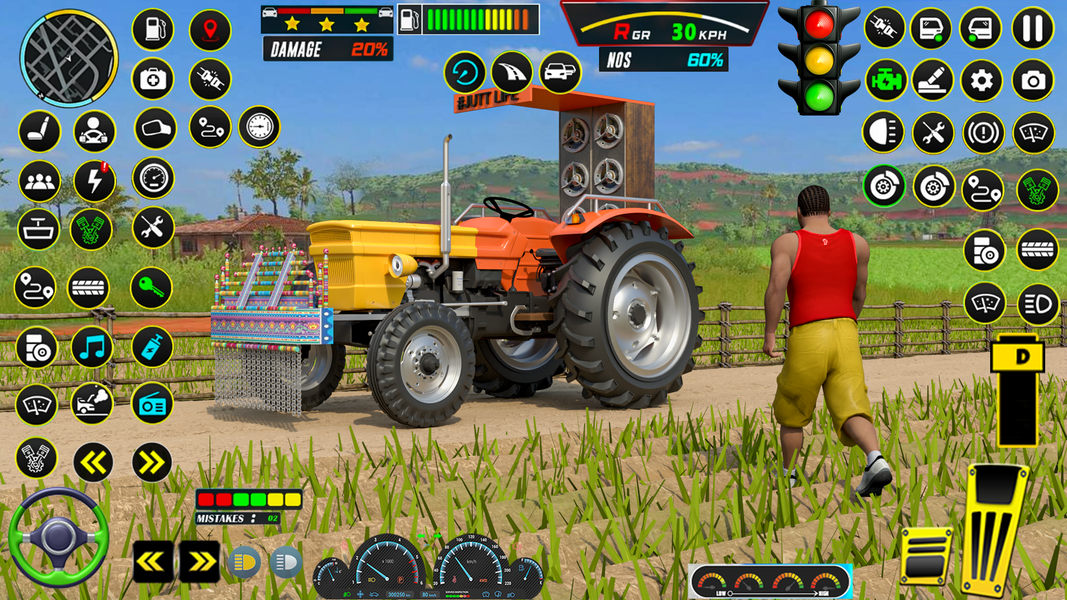 Farming Tractor Game Simulator - Gameplay image of android game