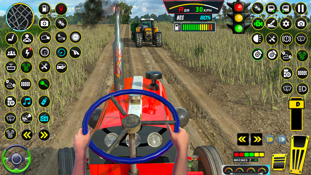 Farming Tractor Game Simulator - Gameplay image of android game