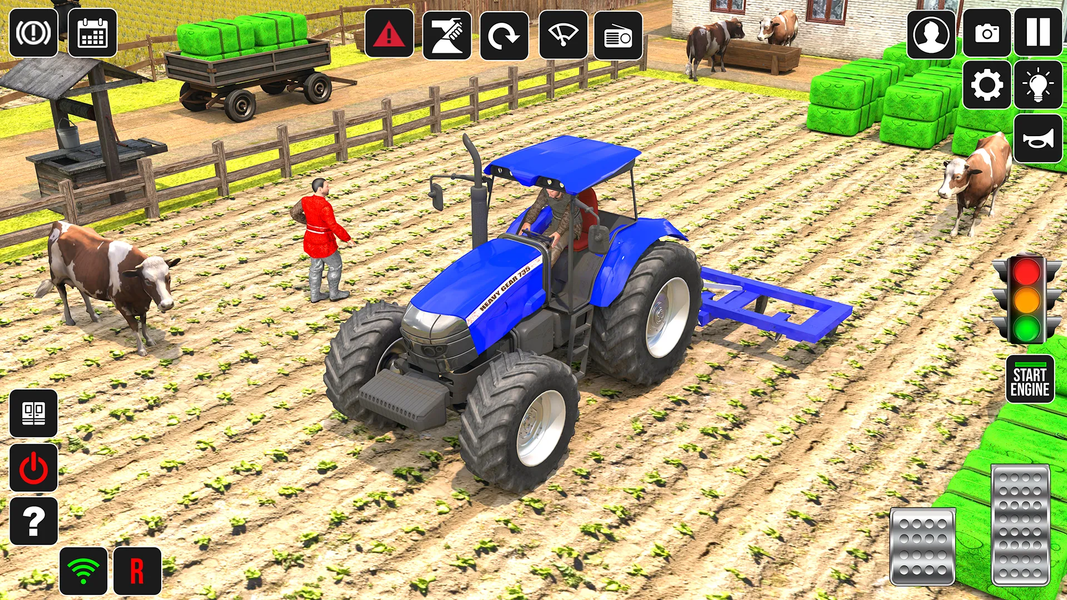 Village Tractor Farming Game - عکس بازی موبایلی اندروید