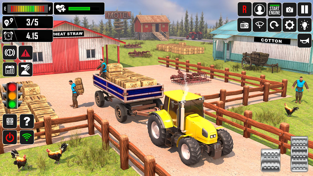 Village Tractor Farming Game - عکس بازی موبایلی اندروید