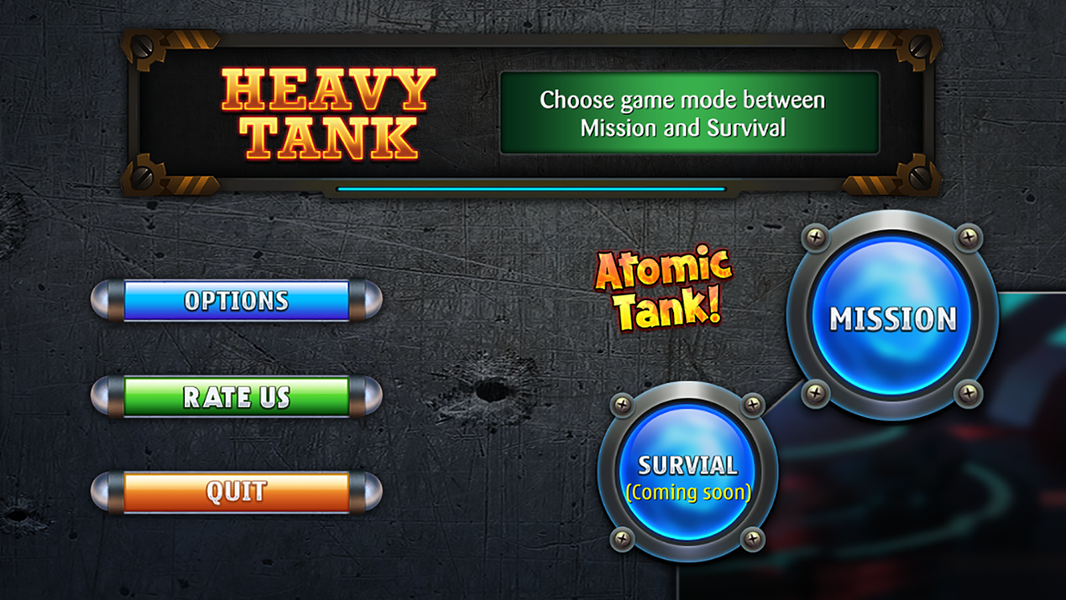 Heavy Tank : Nuclear Weapon - عکس بازی موبایلی اندروید