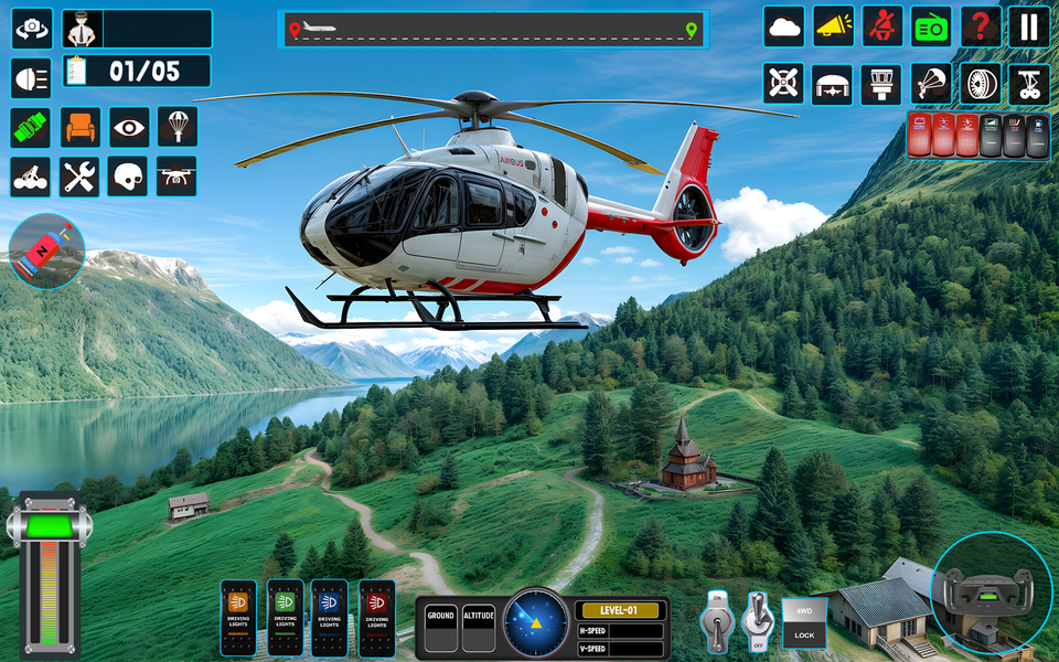 Helicopter Rescue Mission Game - عکس بازی موبایلی اندروید