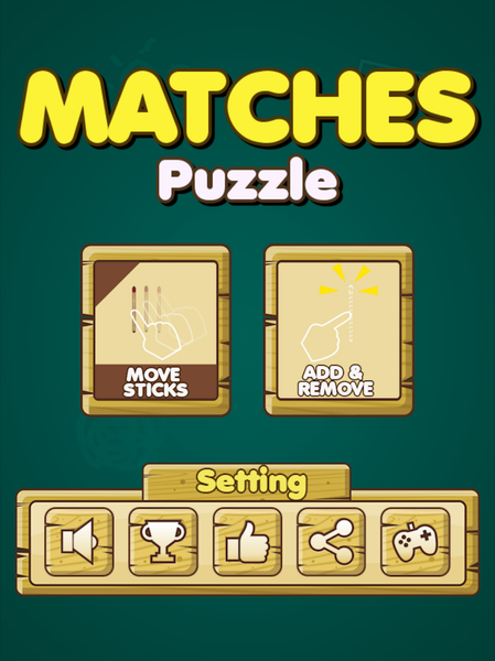 Matchstick Puzzle - عکس بازی موبایلی اندروید