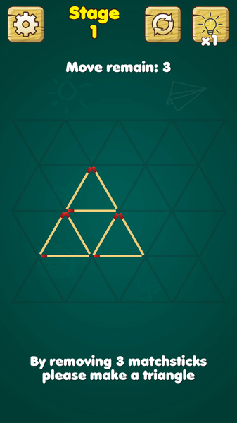 Matchstick Puzzle - Gameplay image of android game