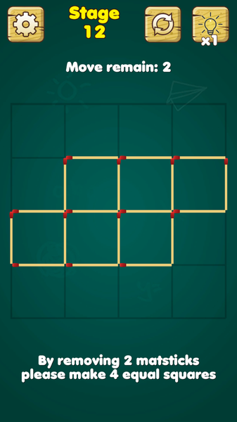 Matchstick Puzzle - عکس بازی موبایلی اندروید