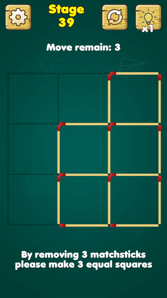 Matchstick Puzzle - عکس بازی موبایلی اندروید