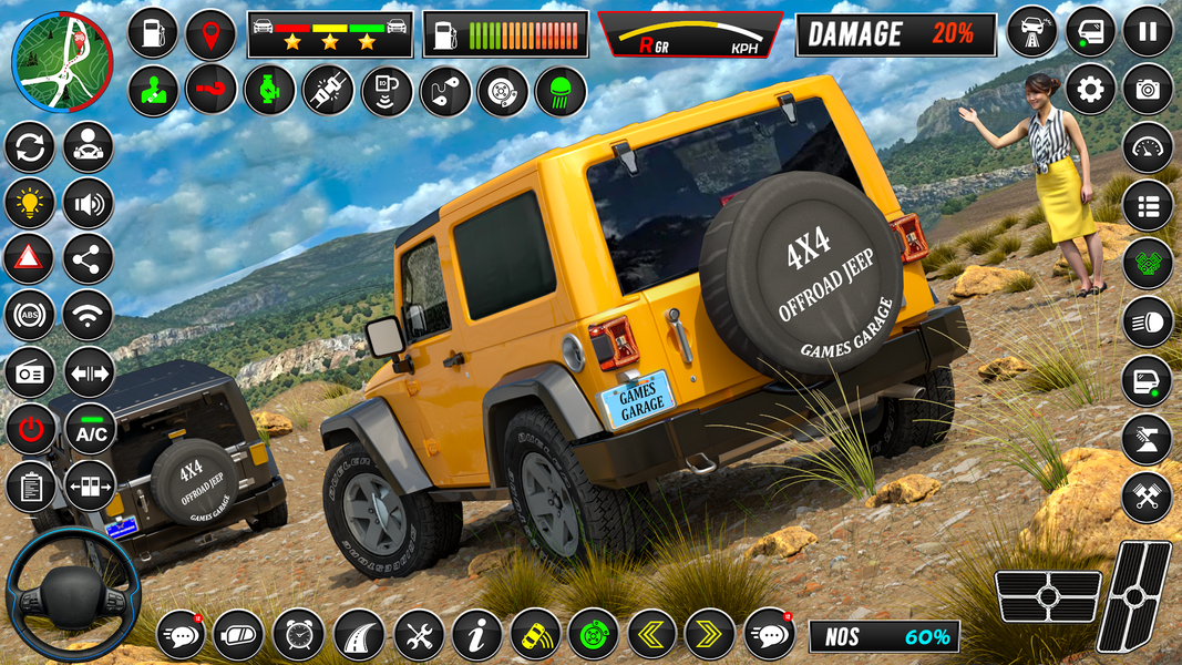 Jeep Game-Jeep Driving 3d - Gameplay image of android game