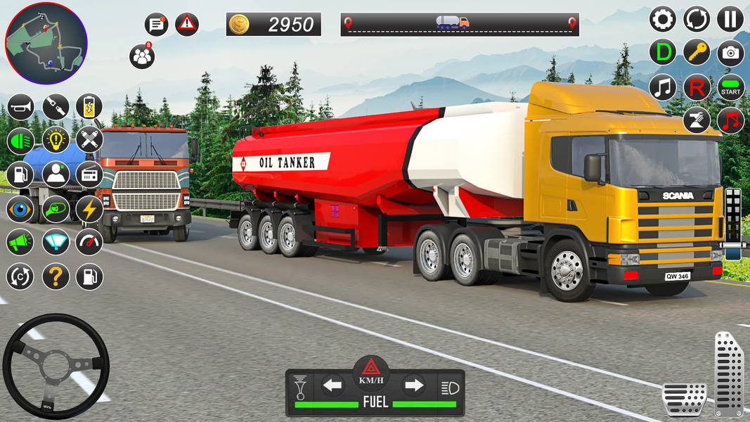 US Oil Tanker Transporter Game - عکس بازی موبایلی اندروید