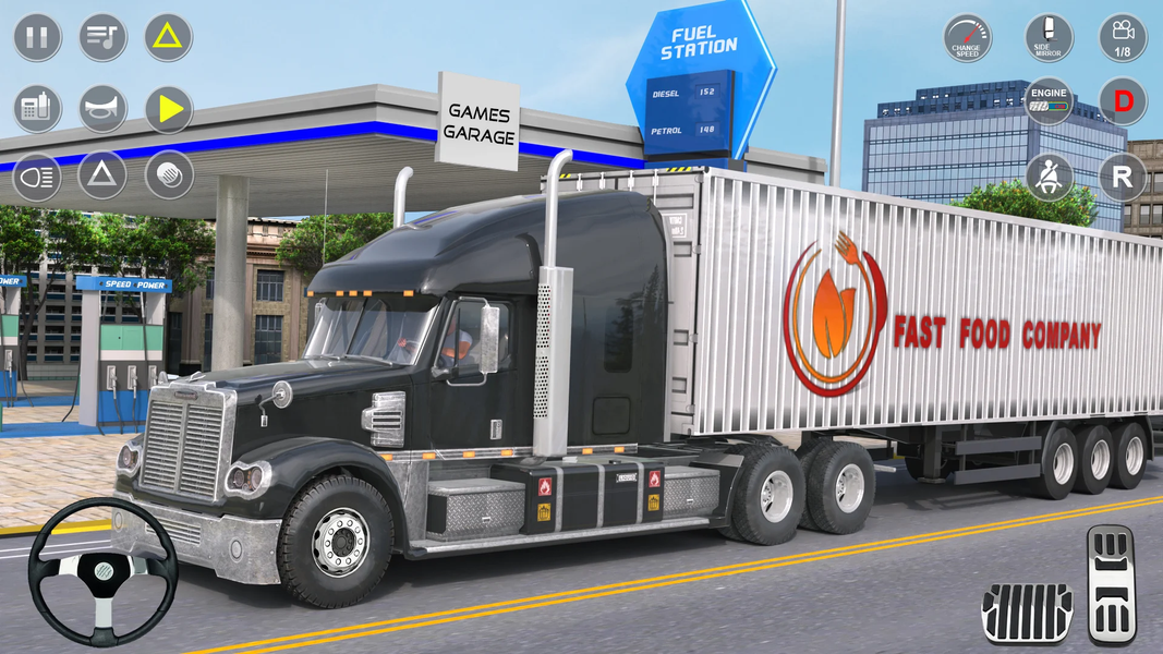 US Oil Tanker Transporter Game - عکس بازی موبایلی اندروید