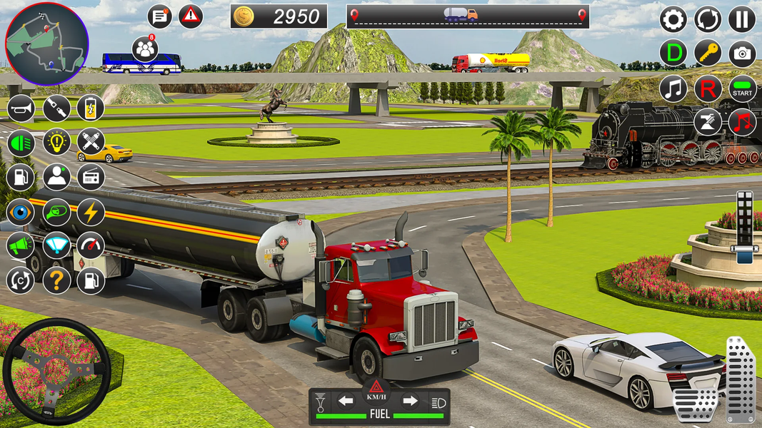 US Oil Tanker Transporter Game - عکس بازی موبایلی اندروید