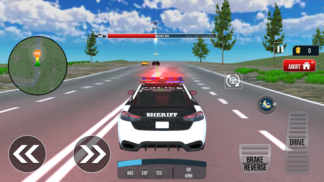 Police Duty Cop Car Chase Sim - عکس بازی موبایلی اندروید