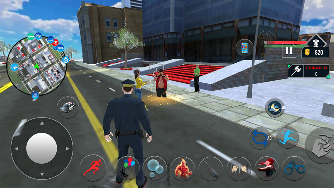 Police Duty Cop Car Chase Sim - Gameplay image of android game